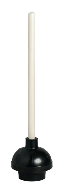Heavy Duty Plunger w/Wooden Handle