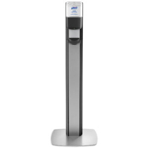 PURELL MESSENGER ES8 Graphite Panel Floor Stand with Dispenser